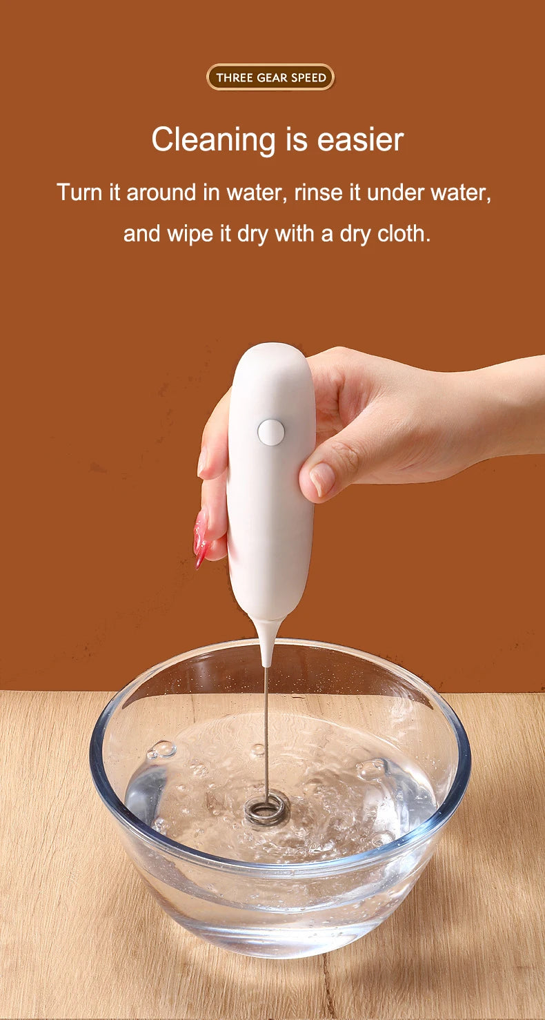 Portable Handheld Electric Milk Frother