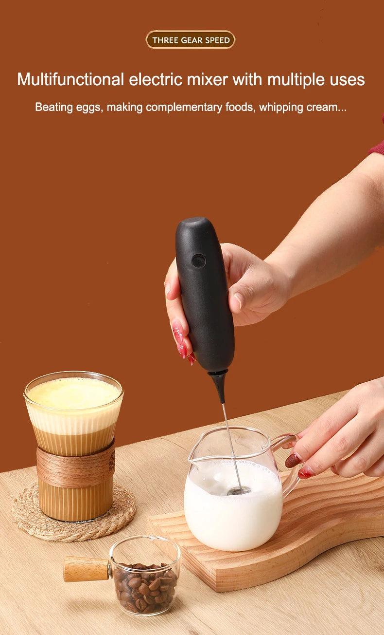 Portable Handheld Electric Milk Frother