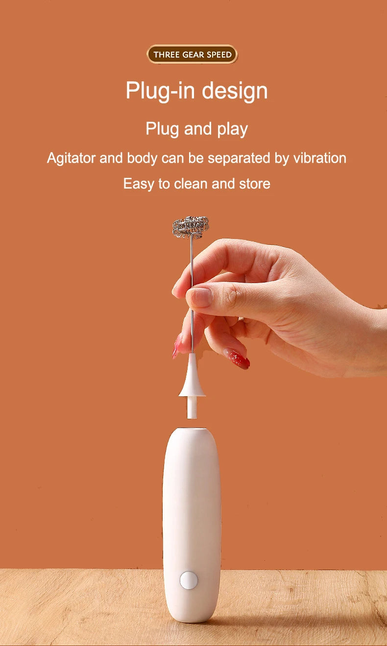 Portable Handheld Electric Milk Frother