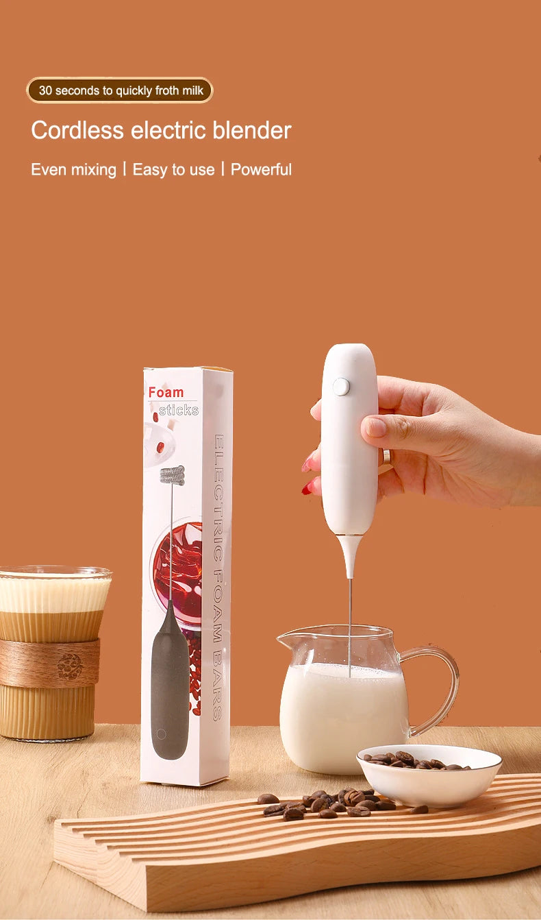 Portable Handheld Electric Milk Frother